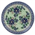 Polish Pottery 8" Dessert Plate. Hand made in Poland. Pattern U1678 designed by Irena Maczka.