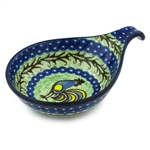 Unikat Polish Pottery Stoneware Condiment Dish 7 in. U2702