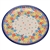 Polish Pottery 6" Bread & Butter Plate. Hand made in Poland. Pattern U4786 designed by Teresa Liana.