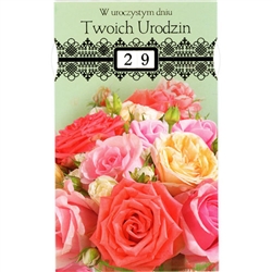 Polish Birthday Greeting Card