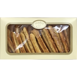 Each box contains about 35 puff straws, each with a light coating of sugar crystals. Made by the Urbanscy company in the Beskid mountain region of southern Poland.