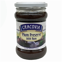 Poland is famous for fruit and berry jams. Enjoy this delicious all natural product. Contains plums, sugar, rum (0.5%), natural aroma.