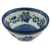 Polish Pottery 7" Nesting Kitchen Bowl. Hand made in Poland and artist initialed.