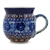 Polish Pottery 11 oz. Bubble Mug. Hand made in Poland. Pattern U57A designed by Anna Pasierbiewicz.