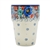Polish Pottery 6 oz. Tumbler. Hand made in Poland. Pattern U4708 designed by Maria Starzyk.