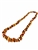 Multi-Color Amber Bead Necklace. Cognac, cherry, lemon, and butterscotch amber beads set on a durable string, finished with a screw clasp. The necklace is 18&#8243; long.