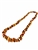 Multi Color Amber Bead Necklace 17.5" Long