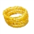 Small butterscotch amber beads set on memory wire. Genune Baltic amber bracelet.