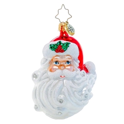 This smiling Santa is full of Christmas joy!
DIMENSIONS: 3.5 in (H) x 2.5 in (L) x 2 in (W)