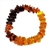 Rainbow Amber Stretch Bracelet. Amber chips are set on an elastic cord. Genuine Baltic amber. Approx 6.75" before stretching.