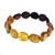 Multi Color Amber Rainbow Stretch Bracelet. Citrine, cognac, and cherry amber beads are set on elastic strings. Genuine Baltic amber stretch bracelet. Size is approx 7.75" diameter.