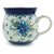 Polish Pottery 6 oz. Bubble Mug. Hand made in Poland. Pattern U4992 designed by Maria Starzyk.