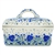 Polish Pottery 5.5" Butter Box. Hand made in Poland. Pattern U4826 designed by Teresa Liana.