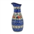 Polish Pottery 10.5" Carafe. Hand made in Poland. Pattern U3638 designed by Maria Starzyk.