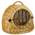 Polish Willow Wicker Igloo Pet Carrier 15"