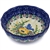 Polish Pottery 4.5" Fluted Bowl. Hand made in Poland. Pattern U3789 designed by Ewelina Galka.