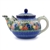 Polish Pottery 3 L Teapot with Two Handles. Hand made in Poland. Pattern U2874 designed by Teresa Liana.