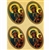 Set of 4 stickers of Our Lady Of Czestochowa.