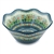 Polish Pottery 12" Fluted Serving Bowl. Hand made in Poland. Pattern U4335 designed by Krystyna Dacyszyn.