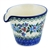 Polish Pottery 8 oz. Creamer. Hand made in Poland and artist initialed.