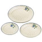 We special ordered this beautiful Dinnerware Set for your Polish Christmas holiday table.  Each plate features the traditional Polish holiday greeting "Wesolych Swiat".  Perfect for setting your Christmas Eve Wigilia dinner.