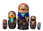 Pirate Nesting Doll 5pc./6"