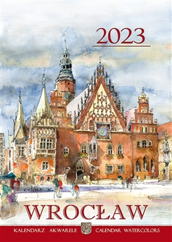 This beautiful small format spiral bound wall calendar features the works of Polish artist Katarzyna Tomala. 12 scenes from Wroclaw in watercolours