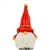 Gnome With Tall Red Hat Glass Ornament 4.75"