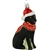 Dressed in a fetching red scarf and Santa hat, this adorable pooch is just begging for your attention! Hand-painted with shimmering glazes and touches of eye-catching glitter, our black lab with Santa hat ornament is expertly crafted of glass in Poland an