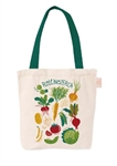 Polish 100% Cotton Tote Bag - Vegetables In Polish