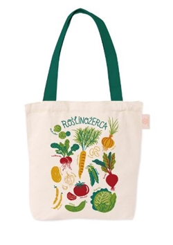Flat bag made of thick cotton and made in Poland. iI is comfortable, strong and functional. Features 13 vegetables with their names in Polish.
