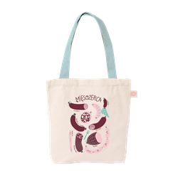 Flat bag made of thick cotton and made in Poland. iI is comfortable, strong and functional. Features 10 sausages/meat with their names in Polish.  For the MiÄ™soÅ¼erca (meat eaters) in the family.