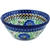 Polish Pottery 6" Bowl. Hand made in Poland. Pattern U440 designed by Ewa Tubaj.