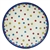 Polish Pottery 10.5" Dinner Plate. Hand made in Poland. Pattern U5028 designed by Teresa Liana.
