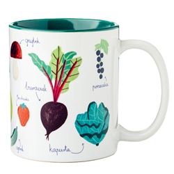 Designs fresh from our pencil! From the garden or from the stall on the street corner - it doesn't matter, because Polish vegetables are the best.
Vegetable names are all in Polish. Made in Poland