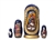The timeless text of the world's most famous Christmas carol is beautifully illustrated on this most original Russian nesting doll. The Silent Night of Christ's birth is depicted on the second doll in the set, but visible through an opening cut in the