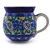 Polish Pottery 11 oz. Bubble Mug. Hand made in Poland. Pattern U2190 designed by Maria Starzyk.