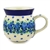 Polish Pottery 16 oz. Bubble Mug. Hand made in Poland and artist initialed.