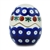 Polish Pottery 3" Stacking Salt and Pepper Set. Hand made in Poland and artist initialed.