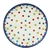 Polish Pottery 10" Dinner Plate. Hand made in Poland. Pattern U5028 designed by Teresa Liana.