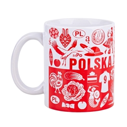 Symbols Of Poland Ceramic Mug 260ml/8.79oz