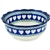 Polish Pottery 6" Fluted Petal Bowl. Hand made in Poland and artist initialed.