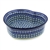 Polish Pottery 10" Heart Shaped Baking Dish. Hand made in Poland. Pattern U9967 designed by Maryla Iwicka.