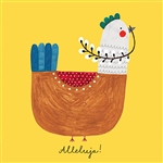 Easter  Note Card:  Kurka - Alleluja!