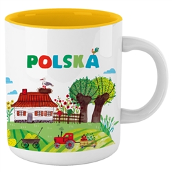 Featuring a Polish Countryside Scene. Made in Poland