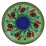 Polish Pottery 10" Dinner Plate. Hand made in Poland. Pattern U2663 designed by Monika Kuczynska.