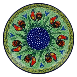 Polish Pottery 10" Dinner Plate. Hand made in Poland. Pattern U2663 designed by Monika Kuczynska.