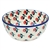 Polish Pottery 5" Ice Cream Bowl. Hand made in Poland and artist initialed.