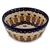 Polish Pottery 5" Ice Cream Bowl. Hand made in Poland and artist initialed.