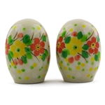 Unikat Polish Pottery Stoneware Salt and Pepper Set 2 in. U4804